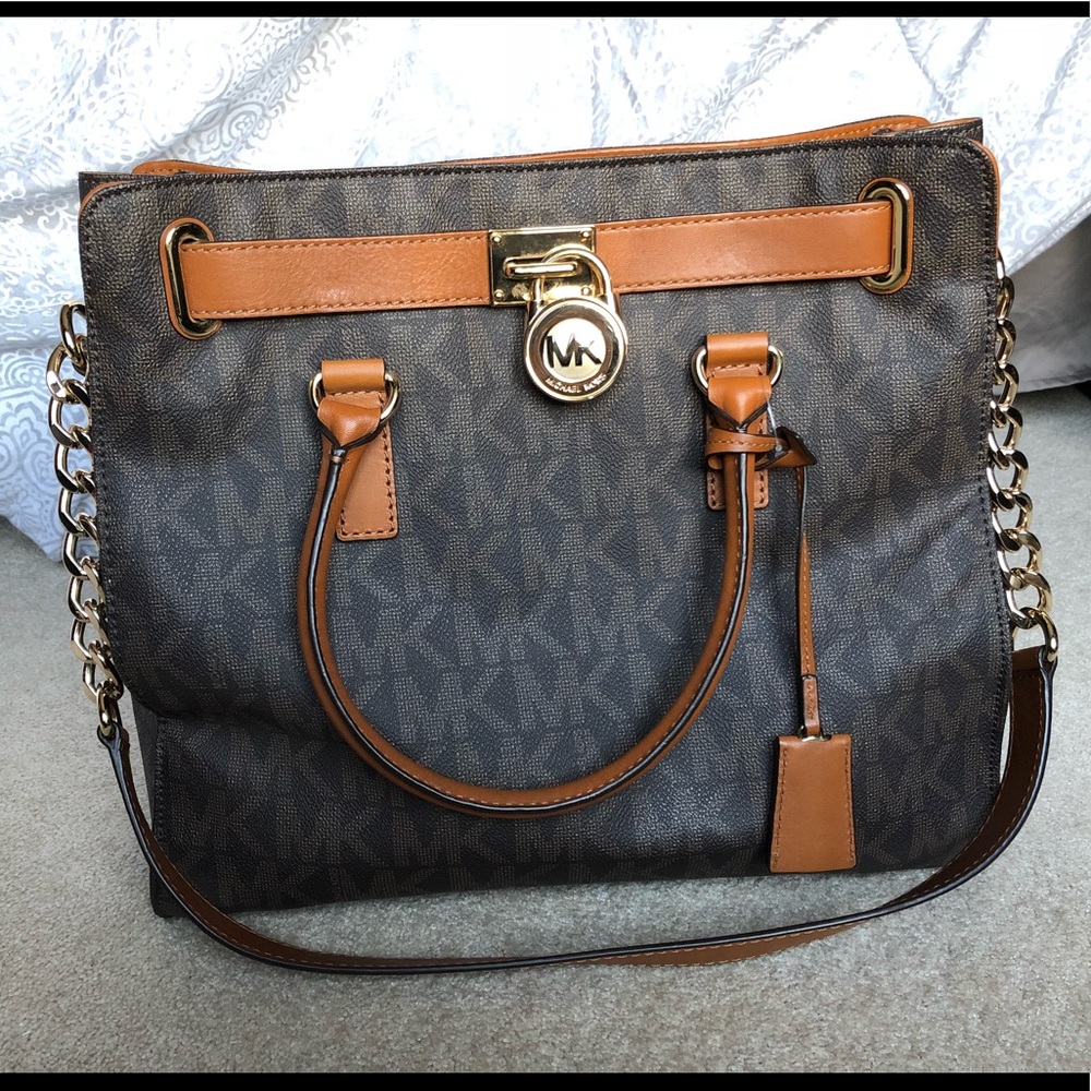 [MICHAEL KORS] large Hamilton purse